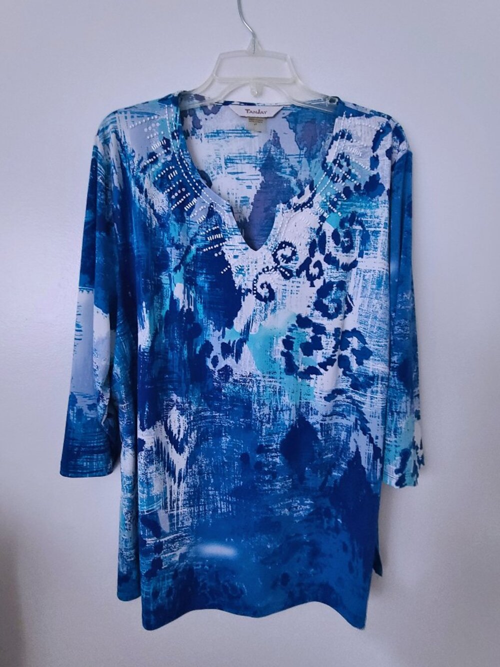 The Blue's in Tie Dye Tunic Plus Top